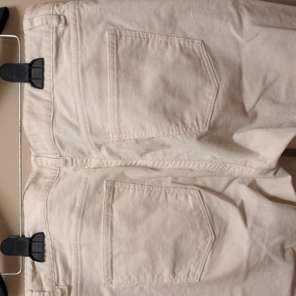 Women's Talbot's cream corduroy straight legged jeans - Picture 6 of 6